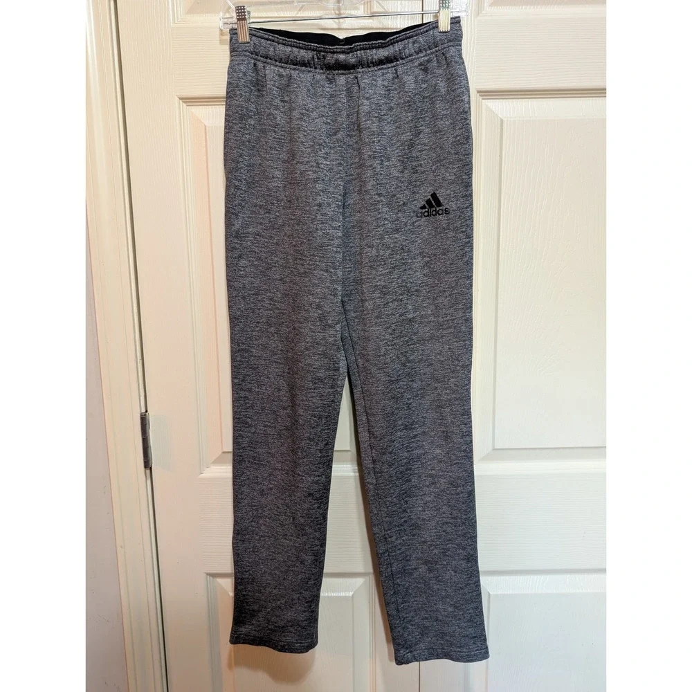 Adidas Climawarm Gorpcore Athletic Sweatpants Gray Fleece Joggers Small